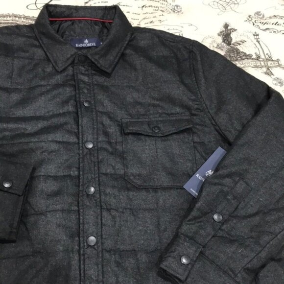 RAINFOREST Quilted Shirt Jacket - Picture 6 of 9